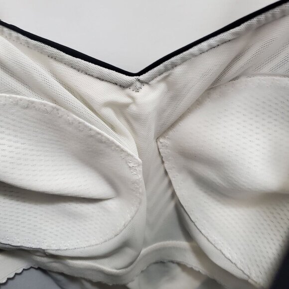 Sunflair Jutta Friemann Women's Black White Stripe Chevron One Piece Swimsuit 10 - Picture 3 of 7